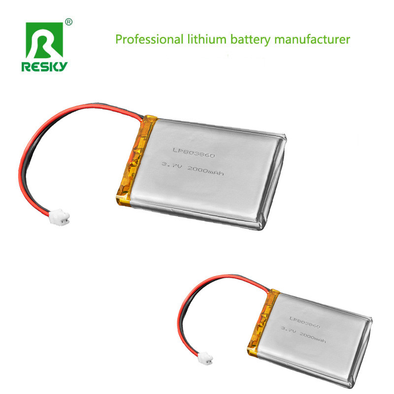 552535 3.7v 7.4v 420mAh 430mAh Lithium Ion Battery Cell Continuous Discharging Current 0.5c Max Discharging Current 1c