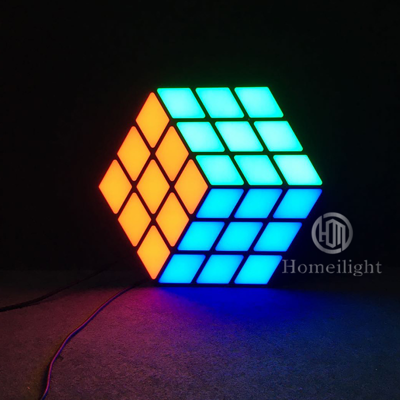 LED 3D Magic Cube LED Dance Floor Panels stage Acrylic LED Backlight Panel