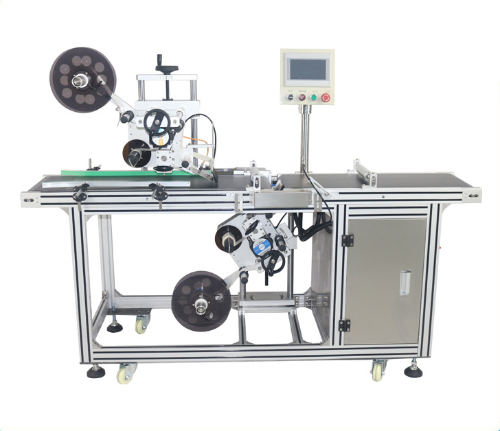 5000 Sets/Month Capacity Flat Box Sticker Jar Labeler for Assembly Line Production