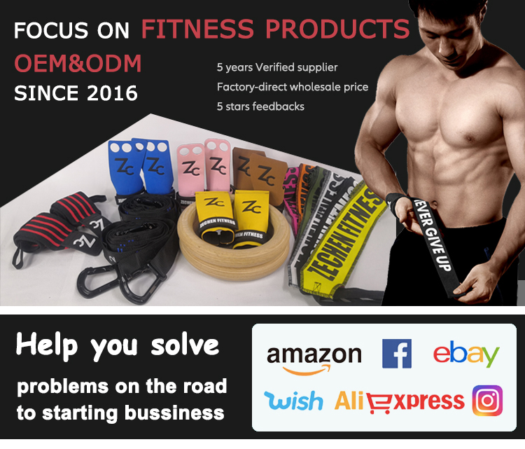 Leather Weightlifting Wrist Straps Wraps Heavy Duty Gym Work Out