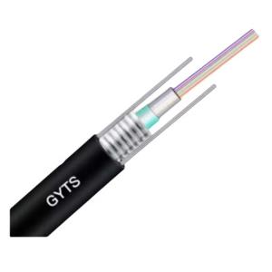 Buy cheap Number of Conductors 4 Fibconet FTTH ADSS GYTS Armored Outdoor Drop Fiber Optic Cable product