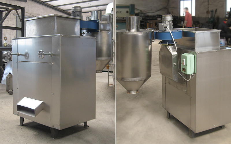 Automatic 50kg/H Cocoa Bean Peeling Machine Separating Sorting Chocolate Products