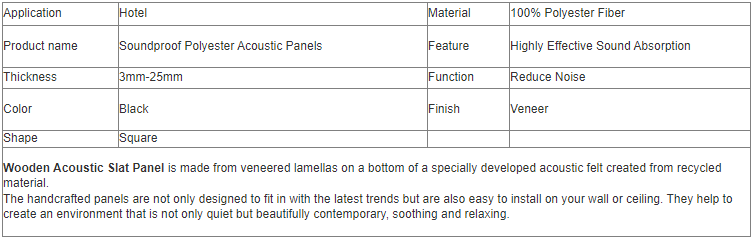 3D Model Design Wood Slat Wall Panels Black Customized For Noise Reduction