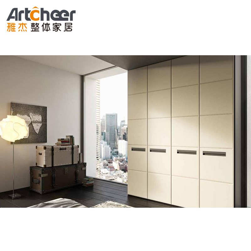 Modern Wood Style PANEL Wardrobe Closet for Bedroom European Design and Functionality