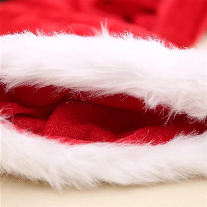 56CM Led Luminous Cap For Children Santa Claus Hat Snowman Elk Christmas Gift