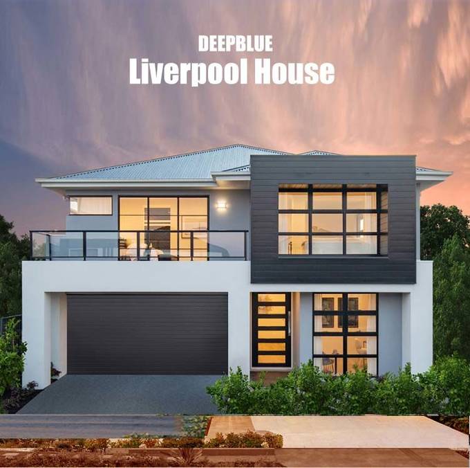 Light Steel Framing Liverpool House Modular Home Two Stories Modern Luxury Villa
