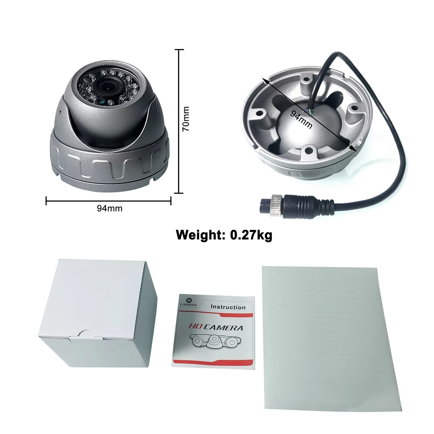 Wide Angle Lens Car Rearview Camera Waterproof Mini Simulation AHD Safety
