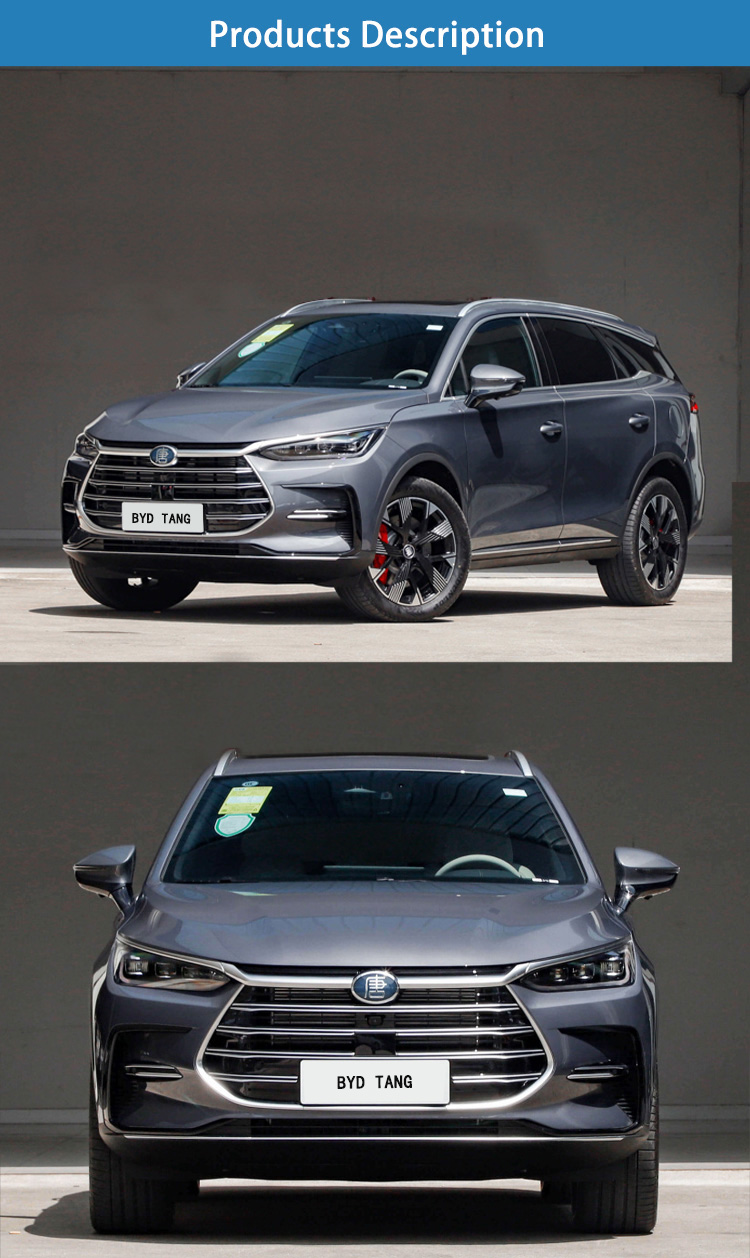 Electric 7 Seater Midsize SUV Hybrid 635km 730km BYD Tang Vehicles