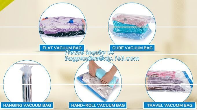 vacuum travel bag pa pe vacuum storage bag roll up, hand rolling pa vacumm bag, plastic vacuum travel bag, bagplastics