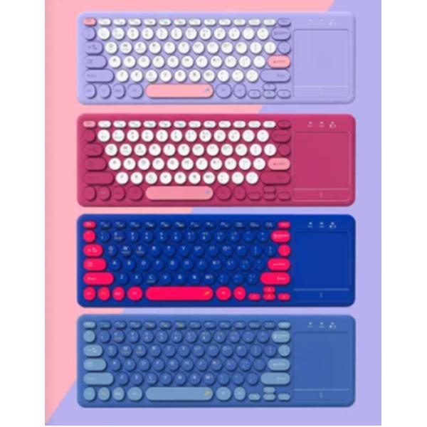 ABS Material Compact And Lightweight Design Efficient Power Management Bluetooth Keyboard