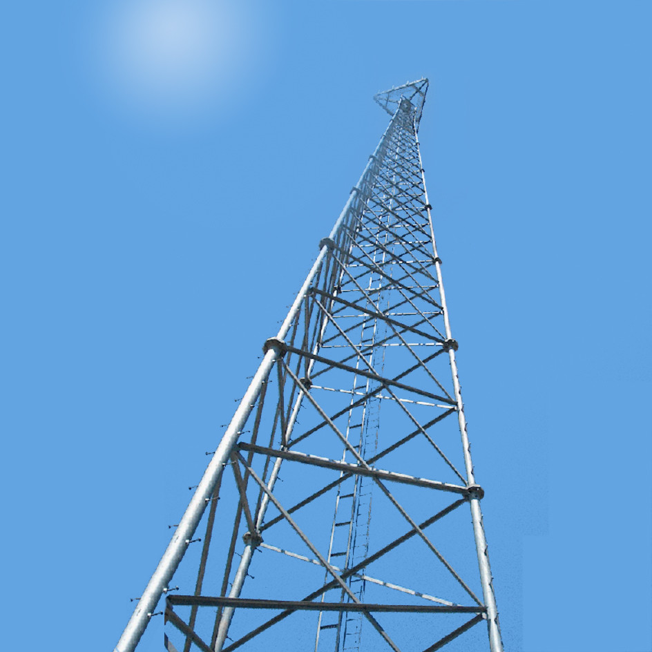 60m 36m/s Tv Satellite Lattice Antenna Tower