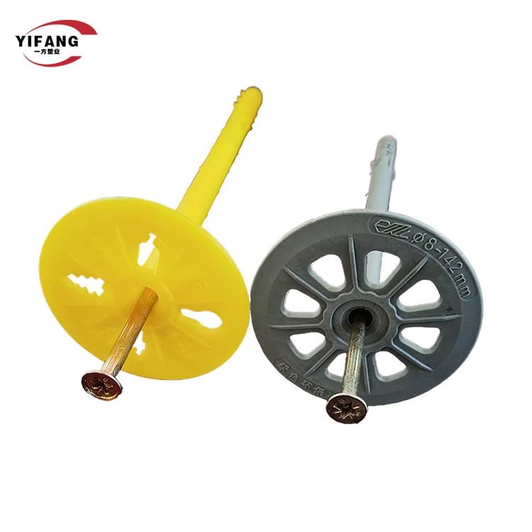 60mm-220mm PE PP Wall Plug Anchor Insulation Nails Fixing