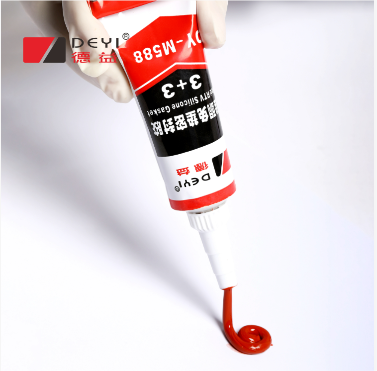 Black Paste In Tube RTV Silicone Gasket Maker For Meter Silicone Sealant Adhesive