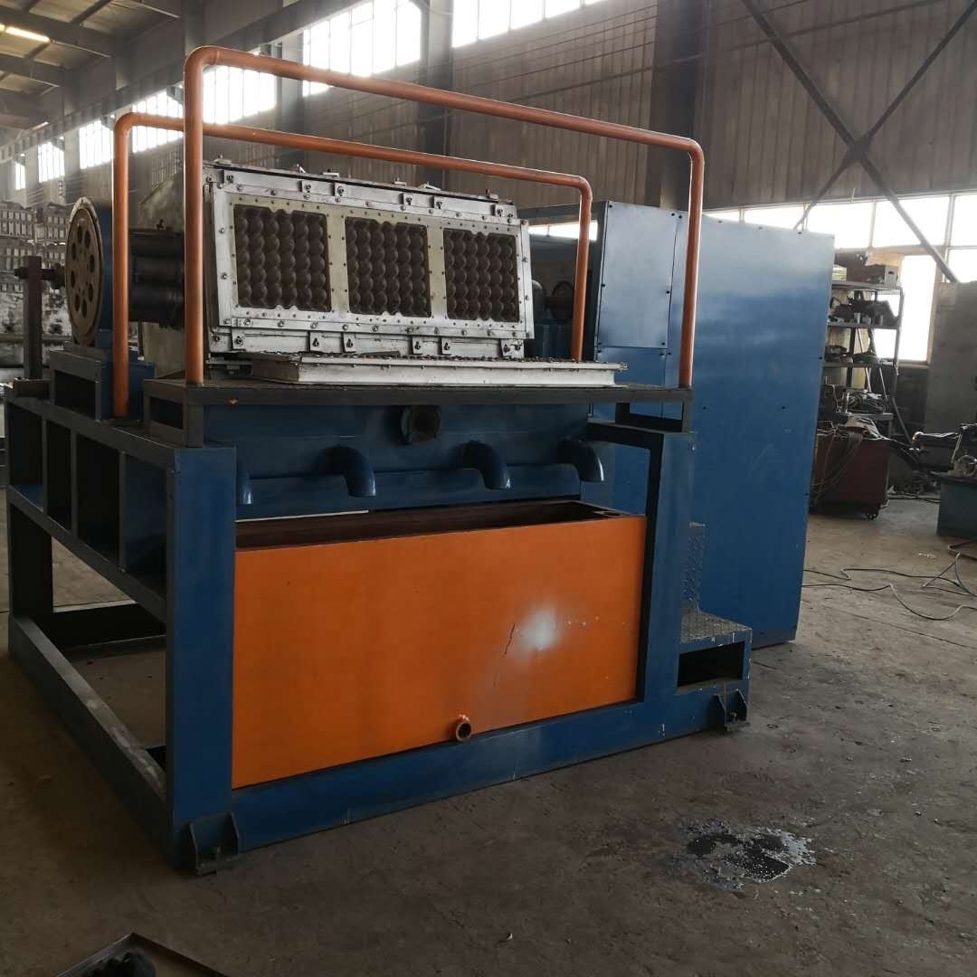 High Speed Fully Automatic Egg Tray Machine With Aluminum Molds For Farm Chickens