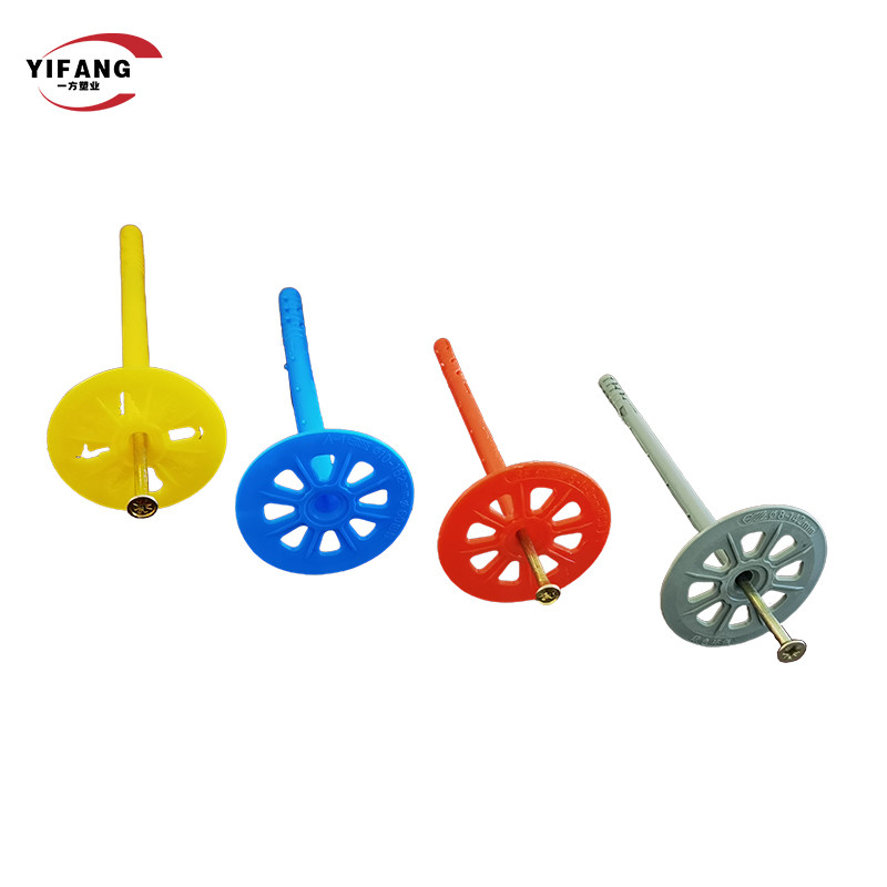 Heat Preservation Plastic Insulation Anchors For Sand Lime Bricks / Concrete