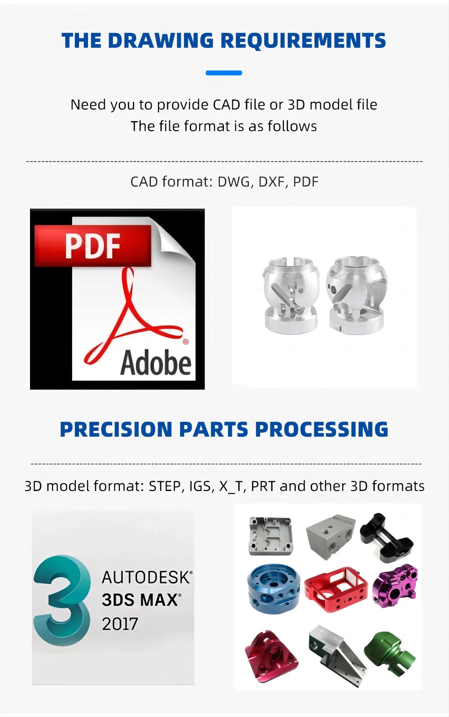Custom Aluminium Rapid Prototype Machining Services Cut Casting