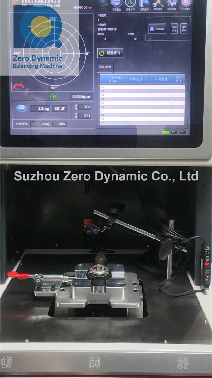 BLDC Motor / Sweeping Robot Motor Balancing Machine Desktop Type Balancer
