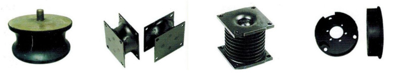 Mechanical Rubber Shock Absorber With Customized Size And Shape Black Absorbers