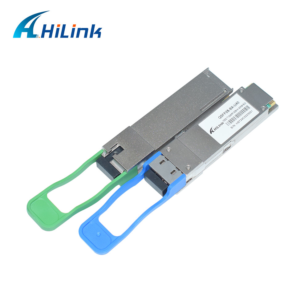 QSFP28 100G BIDI Transceiver TX1304 / RX1309 40KM Fiber Optical Transceiver