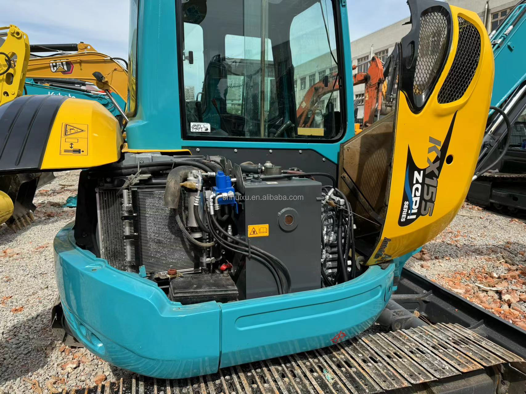 Mini Used Crawler Excavator Kubota 155 Second Hand Low Working Hours Excavator