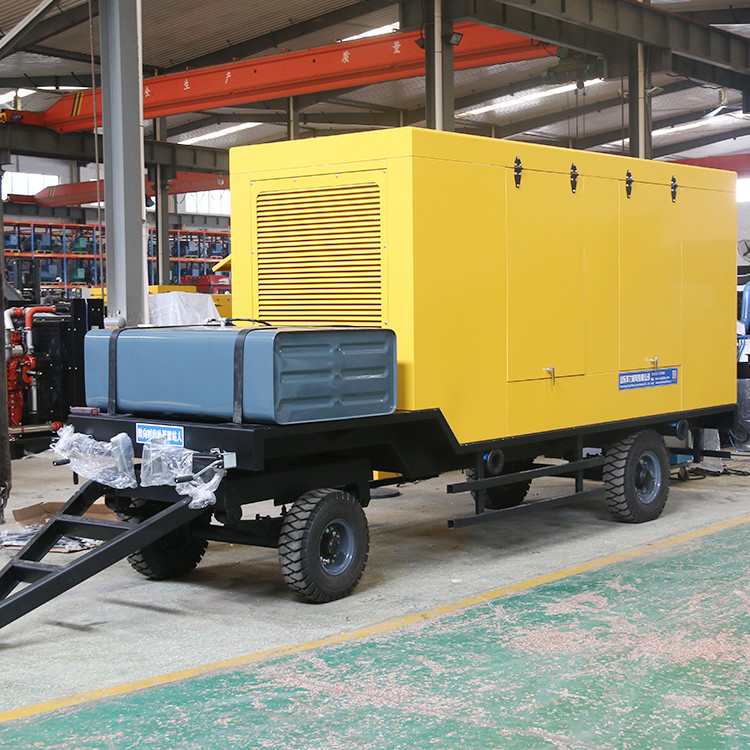 50HZ 60HZ Trailer Type Generator Water Cooling 125KW 150KVA 400V
