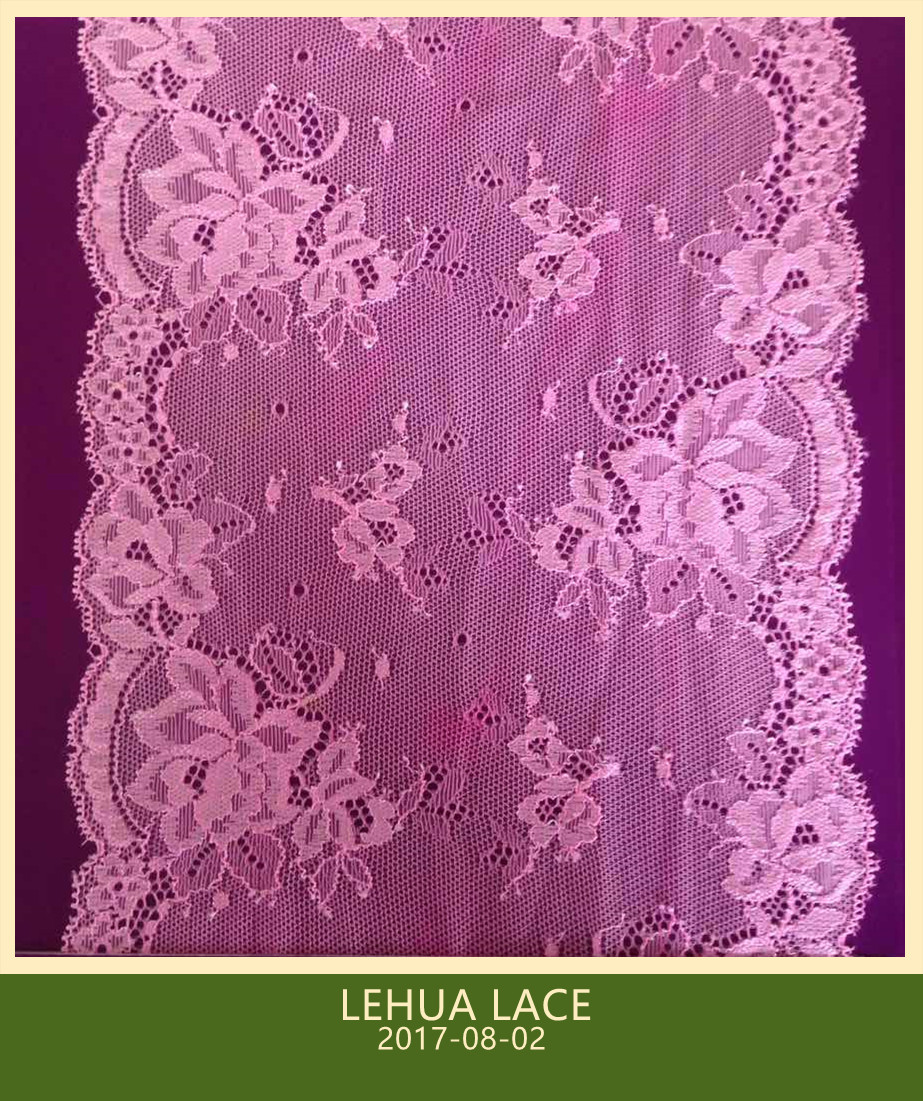 Hot Selling and nice quality Nylon Spandex Stretchy Brazil Lace from China