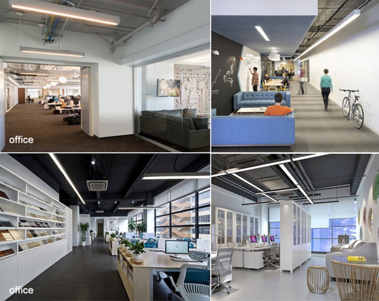 High quality aluminum pendant led linear light for office lighting CE RoHS