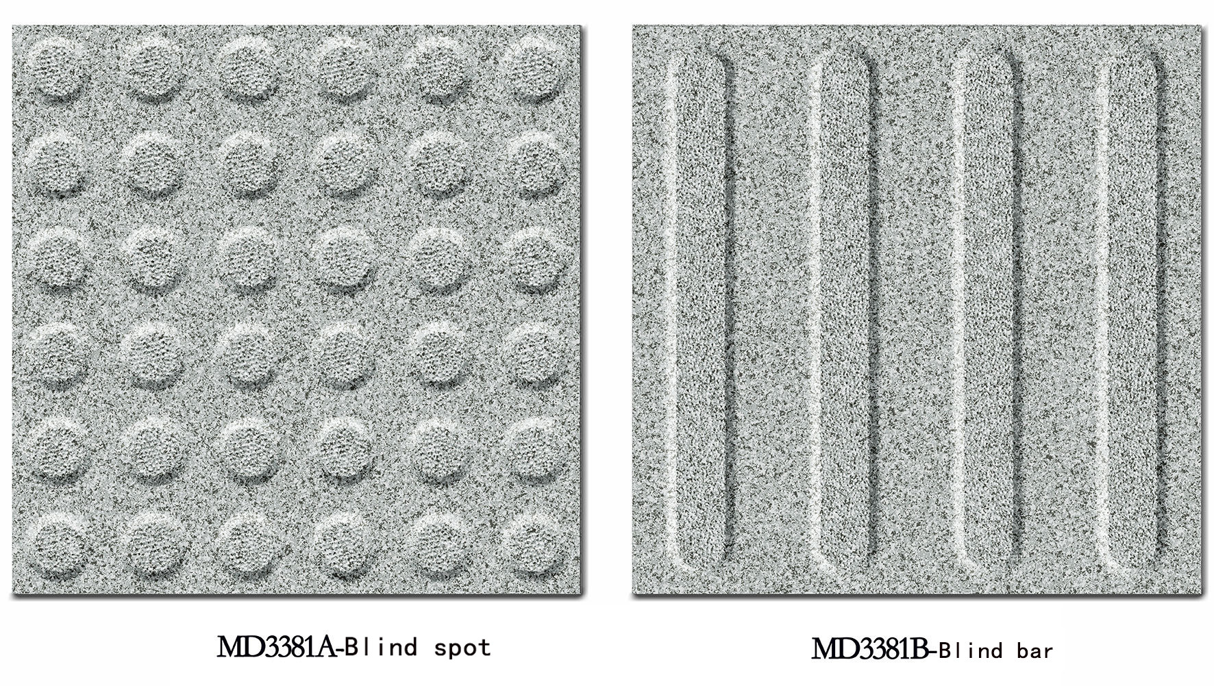 Blind Strip And Blind Spot 600x600x12mm Full body Gray Non-Slip Blind Path Tiles And Floor Paving Tile For Park