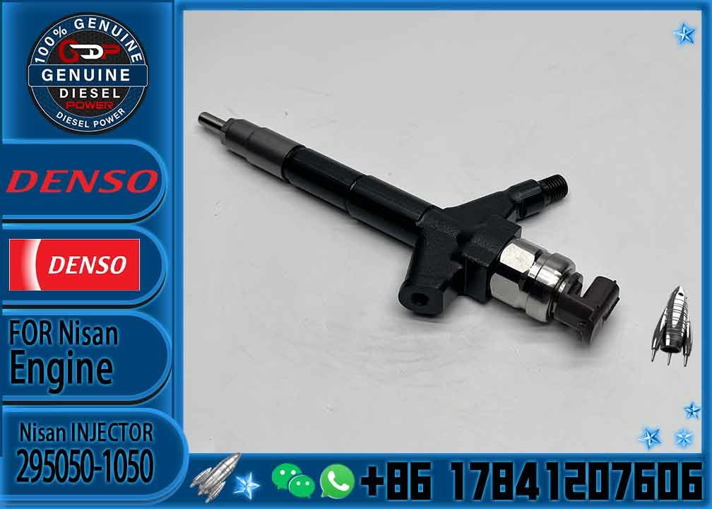 295050-1050 common rail injector 295050-1050 fuel injector 16600-5X30A FOR NISSAN NAVARA/PATHFINDER YD25DDTI, D5, D22