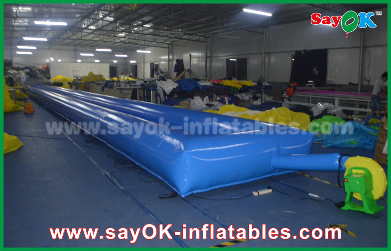 Kids Inflatable Games Giant Long PVC Inflatable Runway Running Tracking Gymnastics Air Mat