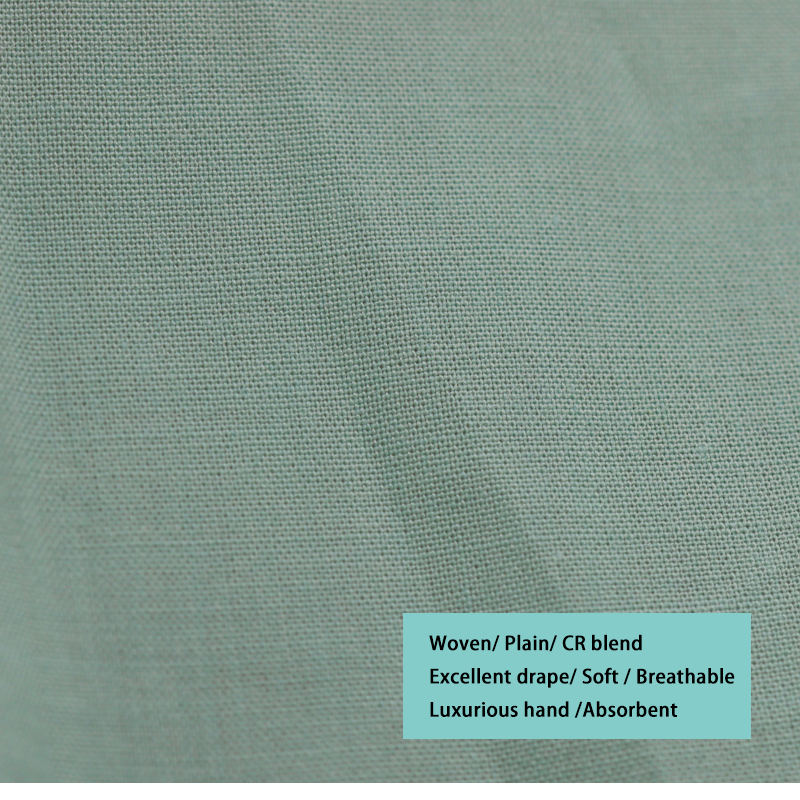 110gsm Tie Dye Twill 50s Bamboo Viscose Fabric 100 Cotton Rayon Voile Fabric