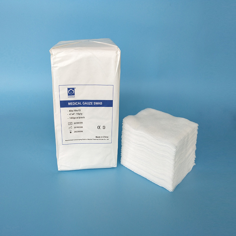 Disposable Sterile Medical Swabs Custom Design Absorbent Gauze Pad
