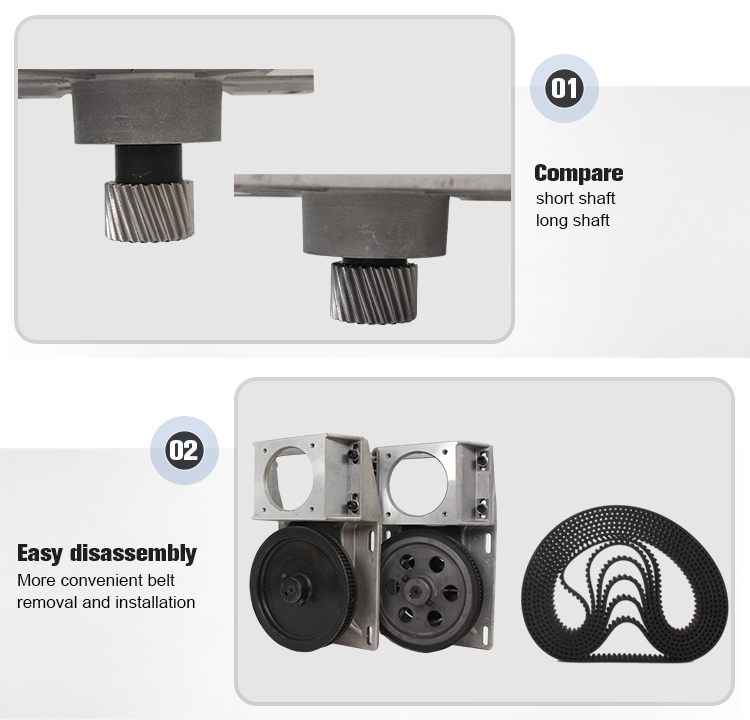 Gearbox Integrated on CNC Router Output Speed 14-280rpm Precision Casting Design