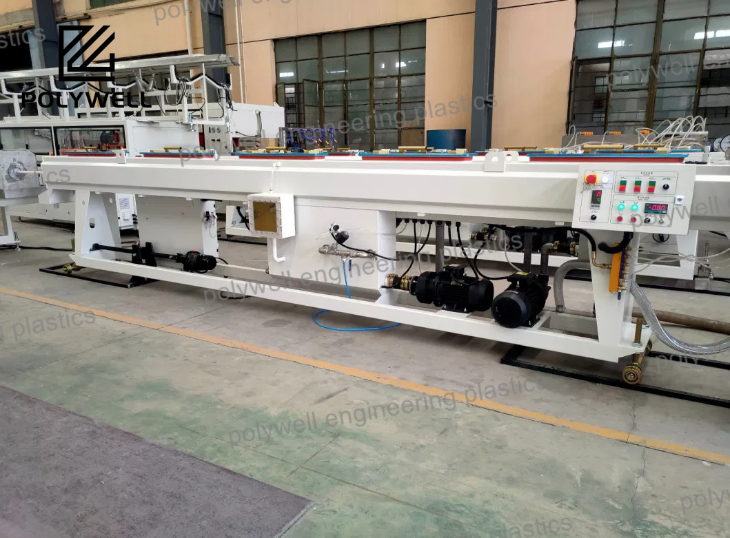 Small PP PE HDPE Water Pipe Extrusion Production Line 55Kw For Plastic Recycling