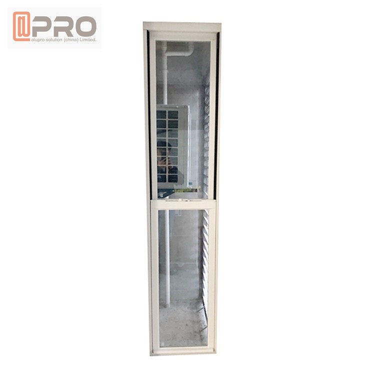 Tempered Glass Single Hung Window