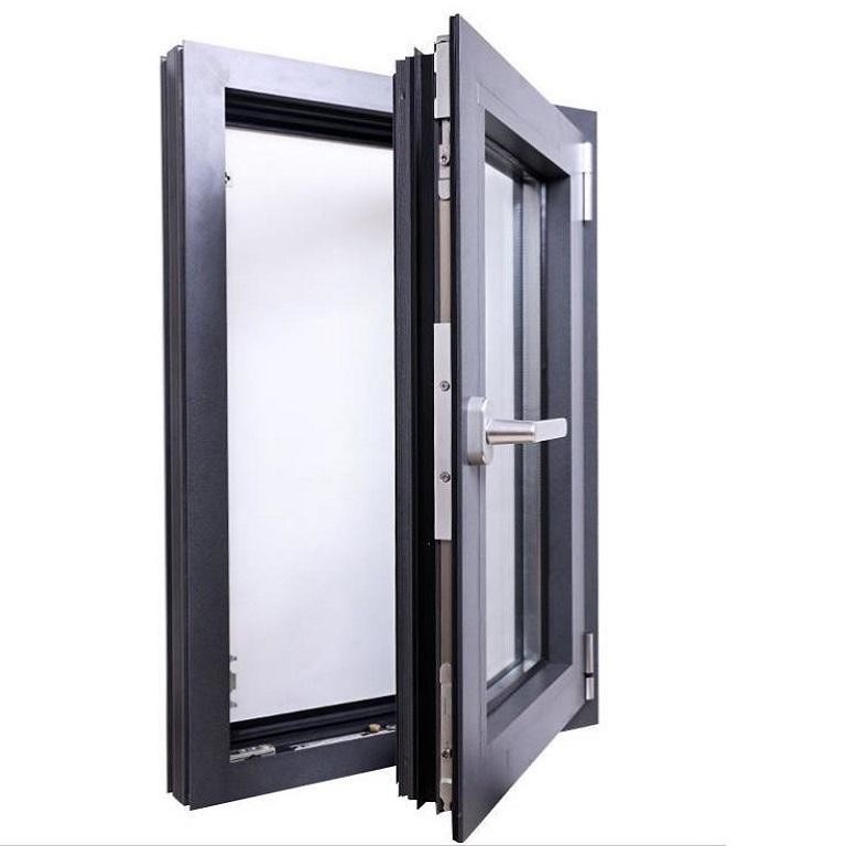Customizated Double Glazed Tempered Glass Aluminum casement Windows