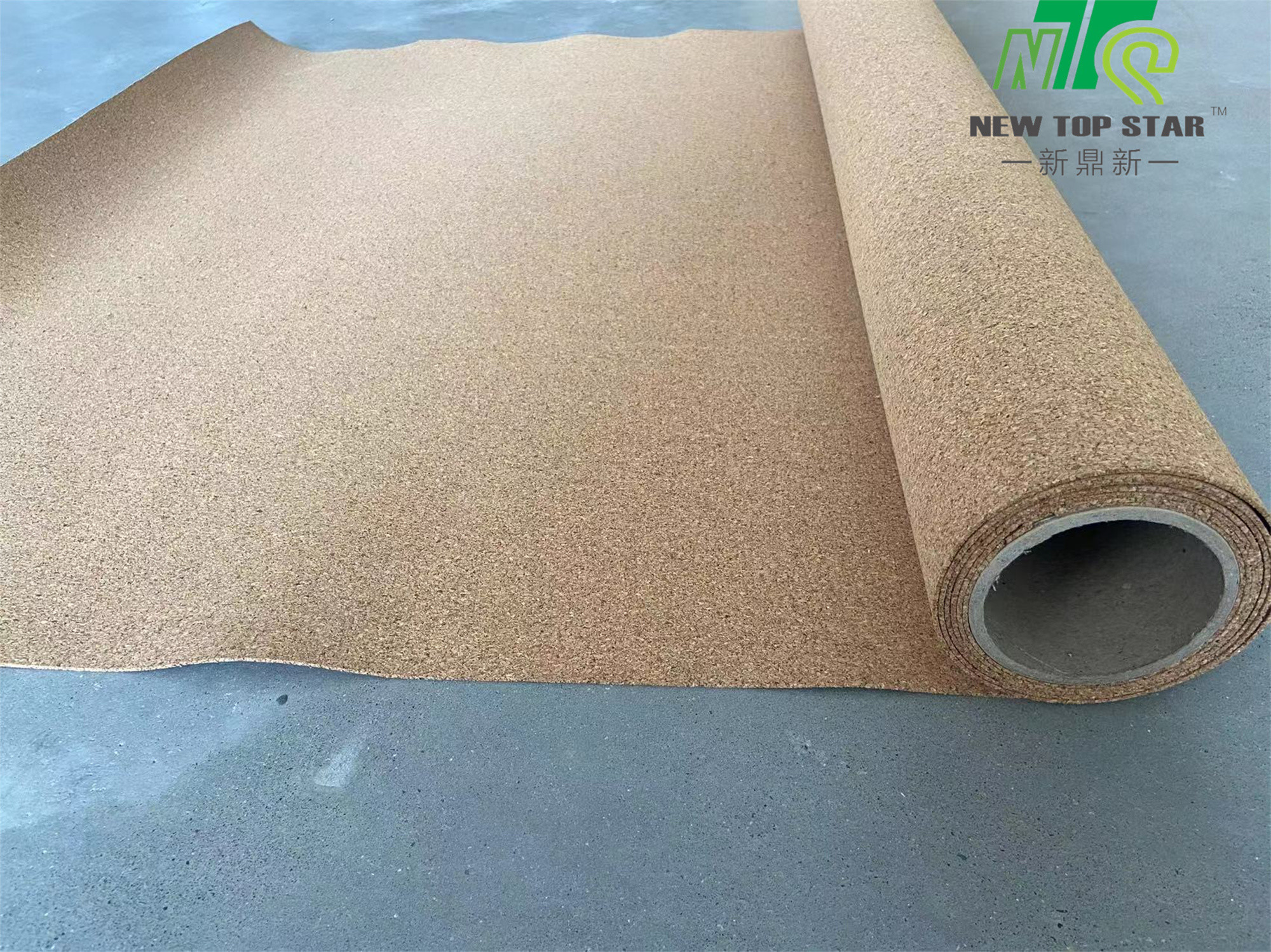 Eco Friendly 3mm Cork Underlayment Roll For Solid Hardwood Floors And Floating Floors