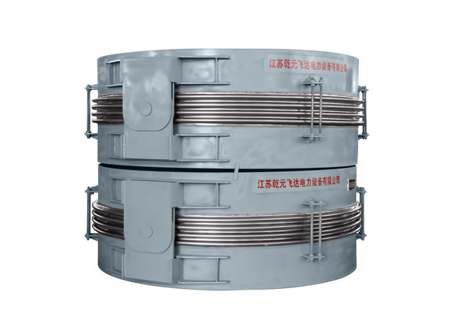 Double Hinged Expansion Joint With Flange , Pipe Compensator Absorb Vibration