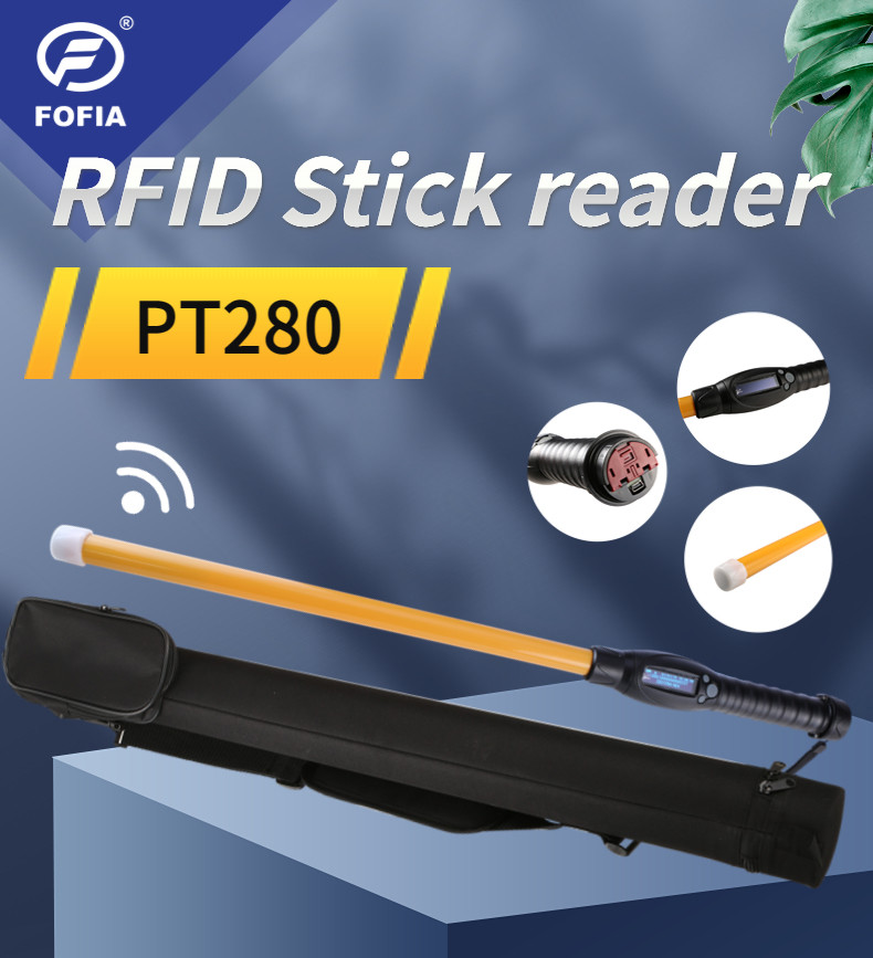 Animal Ear Scanner Rfid Tag Reader / Animal Ear Tag Stick Scanner 128*32 OLED