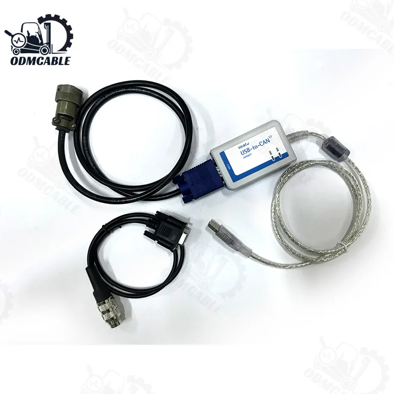 CF53 laptop with For MTU (USB-to-CAN) 2.74 Diagnostic software COMPACT IXXAT Truck Diagnostic tool Diesel engine scanner tool