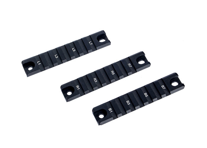 Short Picatinny Scope Mount Base Set Aluminum Material 3 Piece For Hunting