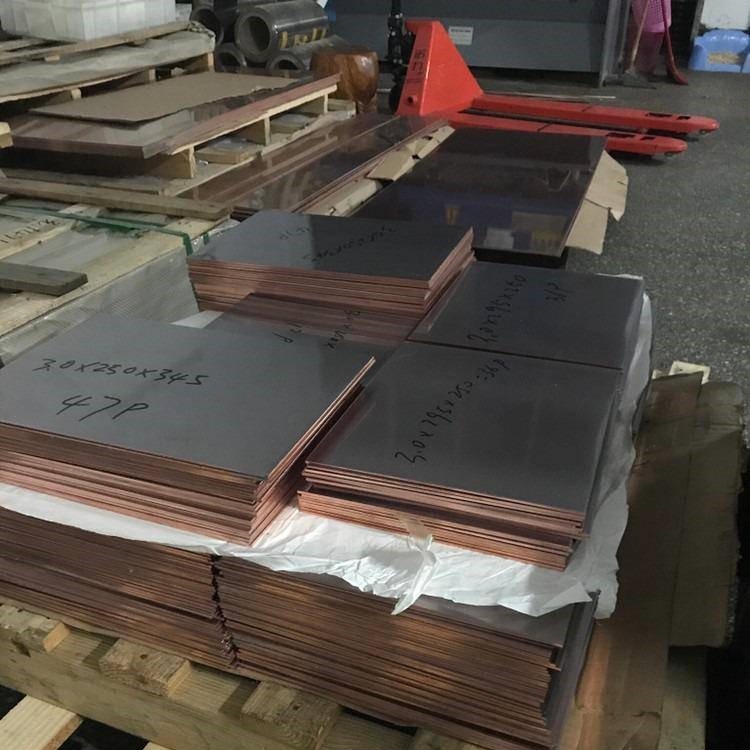C11000 C10100 C10200 Copper Sheet/Plate Industry and Building 99.9% Pure Purity Copper Alloy 4X8 Copper Sheet Plate