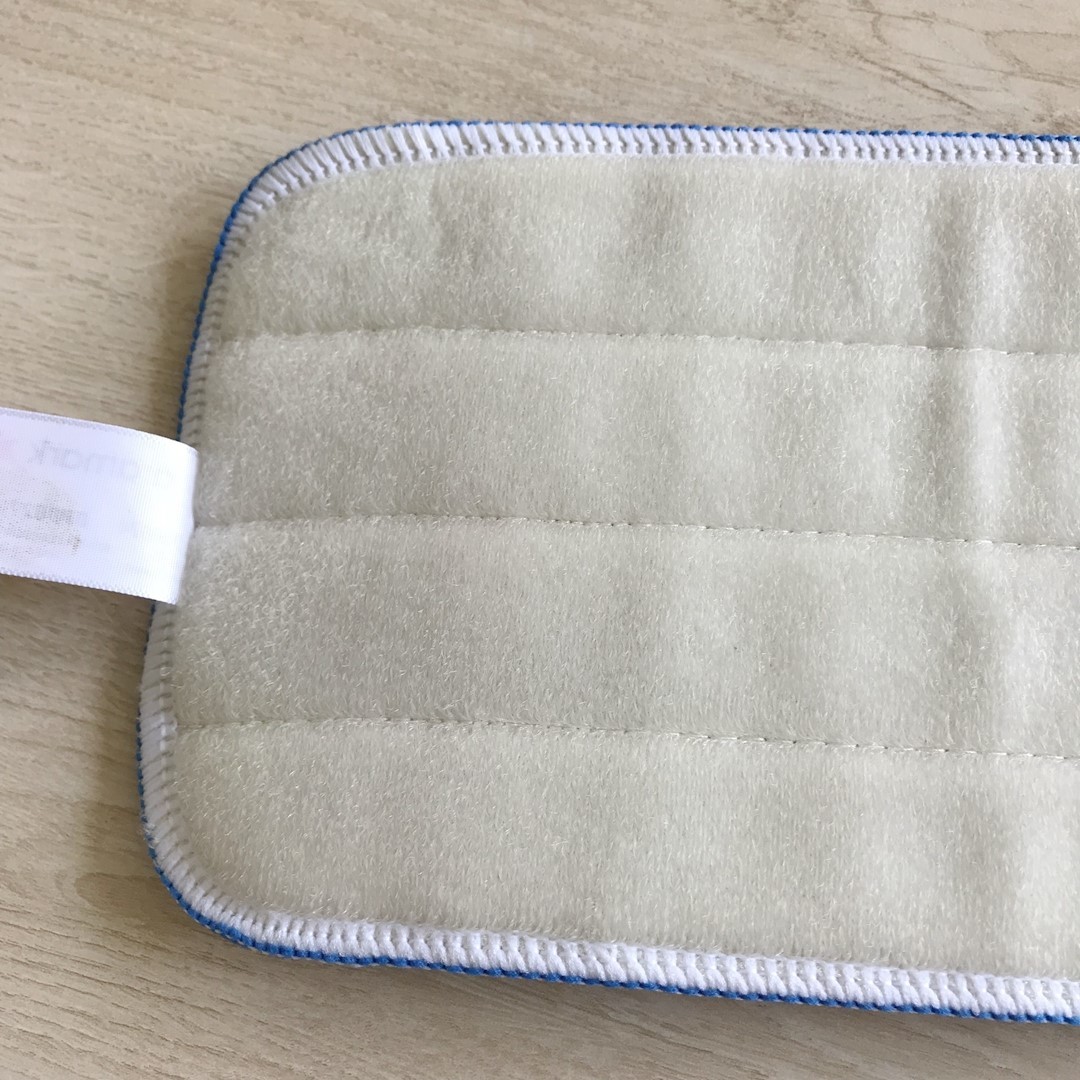 100% polyester absorb water flat mop house keeping wet mop Chinese suppiler with scrape