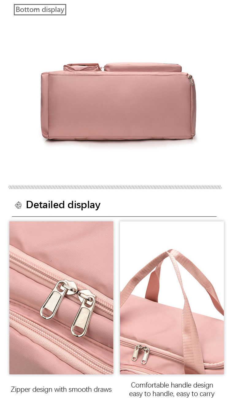 Sympathybag New independent shoe position fitness bag wet and dry separation swimming bag oxford yoga leisure travel bag