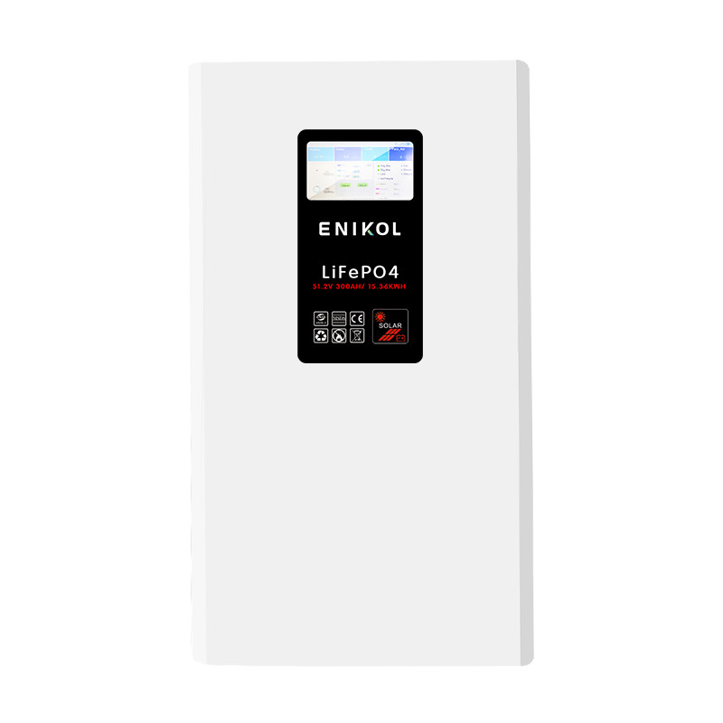 Touchable Screen Wall Mounted 15kwh Lithium Battery 51.2v 300ah Lifepo4 Home Energy Storage Battery