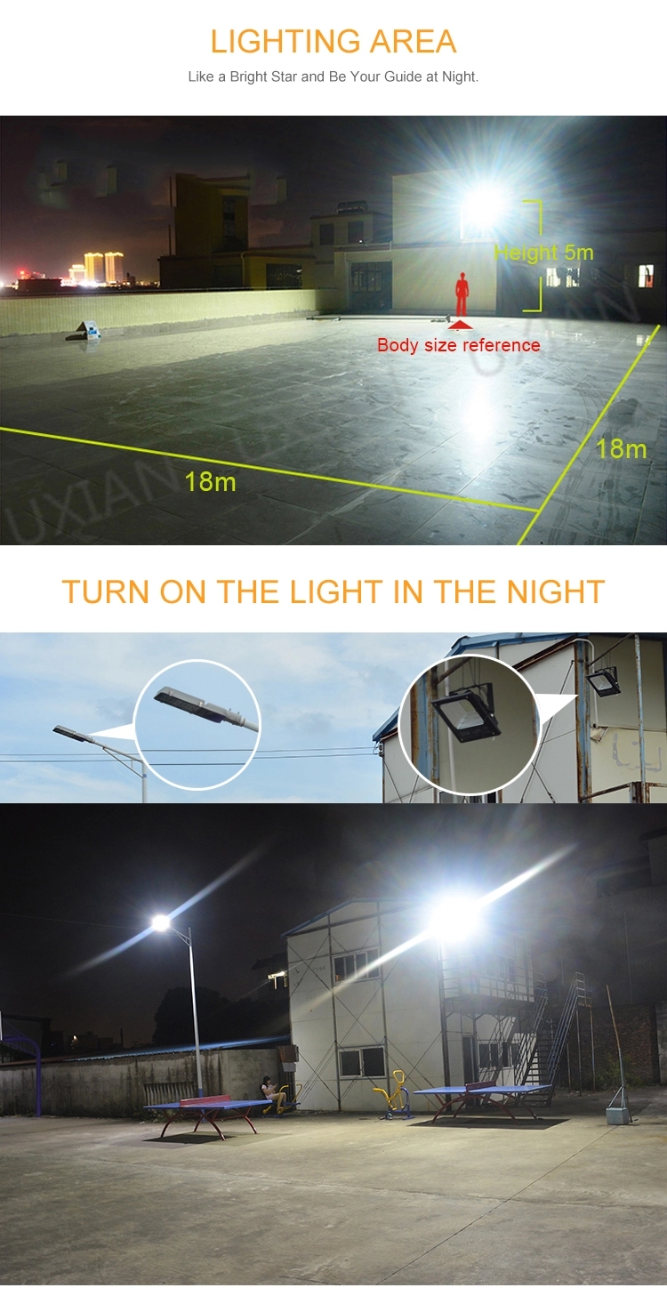 200W Solar Powered LED Flood Light , Solar Outdoor Flood Lights 2 Years Warranty