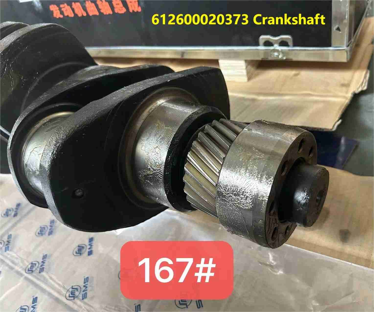6.7 Powerstroke Crankshaft 612600020373 WEICHAI Engine Parts WP10