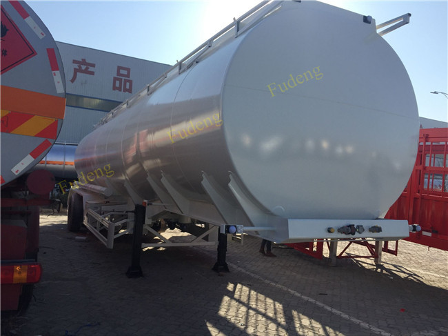 Mechanical spring suspension fuel tank trailer oil semi truck for sale