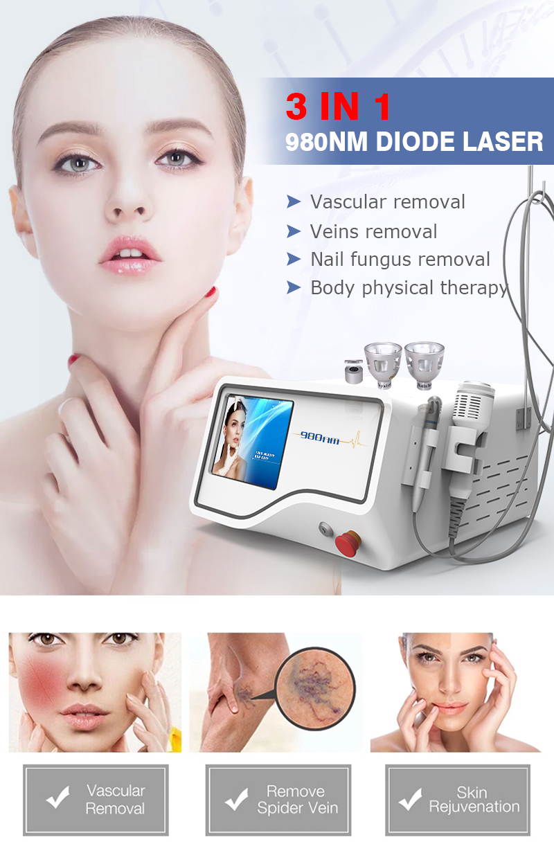 EVLT 0.5mm 980nm Diode Laser Vascular Removal Machine