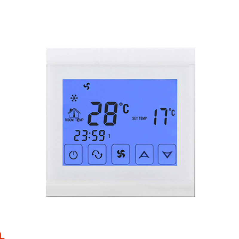 Factory price home usage digital modbus fan speed control room thermostat